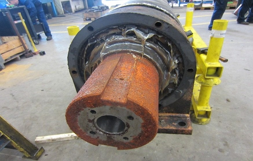 Steel - Metals, Continuous casting, machine NSK SWR spherical roller bearings