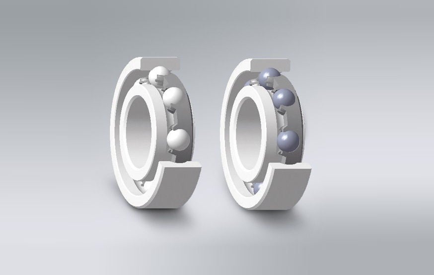 Deep Groove Ball Bearing, SPACA, All-Ceramic, 2Comp, 874x555 Rodamientos totalmente cerámicos (Rodamientos cerámicos a base de óxido)