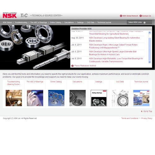 Global Website, TEC, Screen Linear-Components