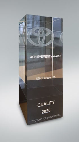 AW_NSK_Toyota-Quality-Achievement-Award-2020_280x500_rgb_72dpi.jpg, AW_NSK_Toyota-Quality-Achievement-Award-2020_280x500_rgb_72dpi.j NSK Europe’s Achievement Award for Quality from Toyota Motor Europe