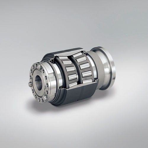 Tapered Roller Bearing, double-row, Railway, pressed steel cage, open NSK RCT sealed-clean rotating-end-cap tapered roller bearings
