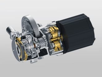 Seamless 2-speed eAxle Concept